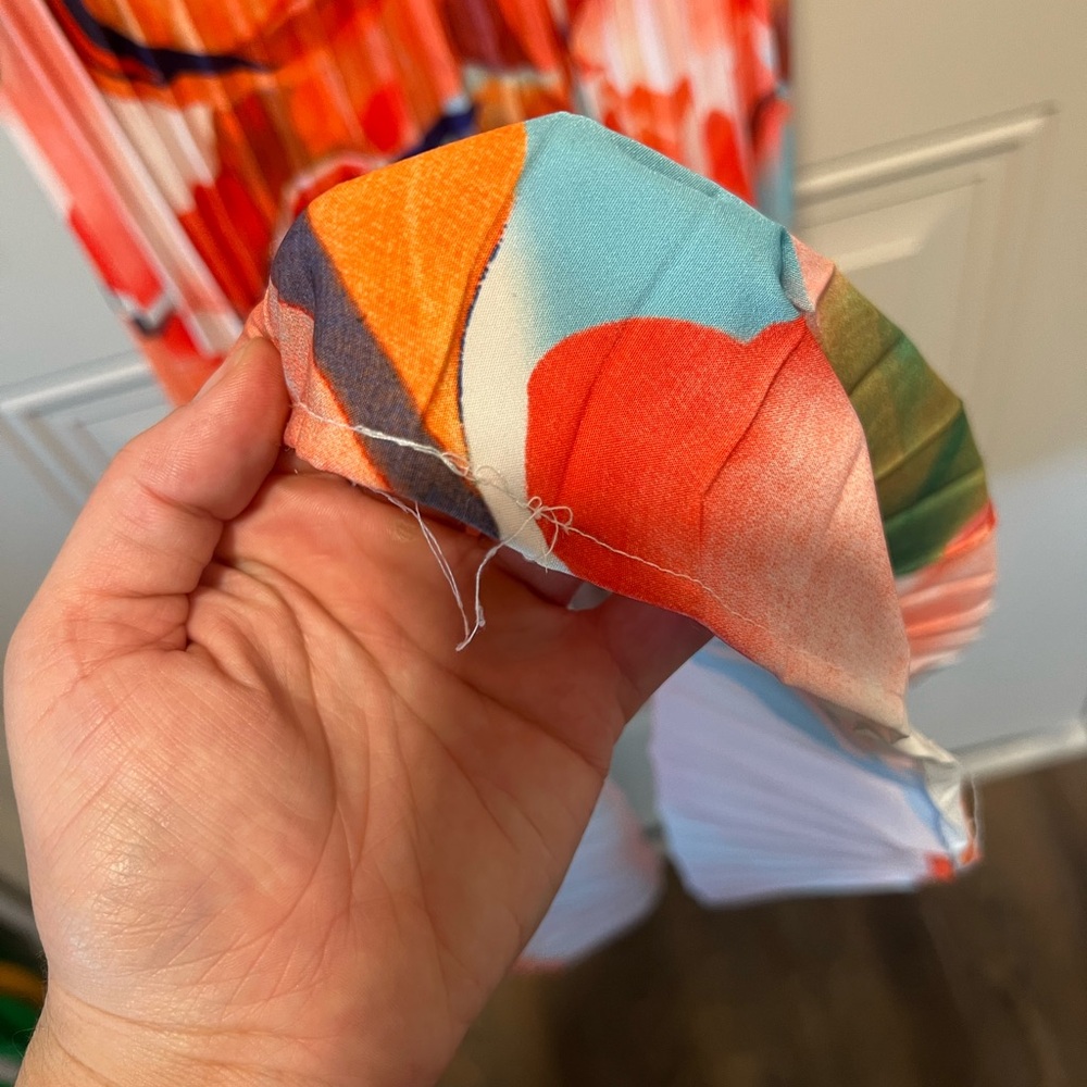 Colorful Abstract Maxi Dress - Picture 4 of 4